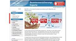 Desktop Screenshot of beamtenversicherungsexperte.de