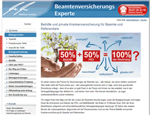 Tablet Screenshot of beamtenversicherungsexperte.de